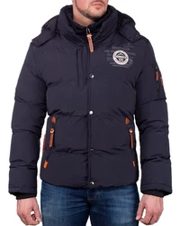 Geographical Norway Winterjacke Herren Outdoor Jacke baverveine Weiß/Orange/Hellblau/Creme/Braun