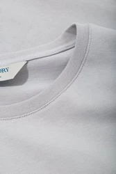 Way of Glory T-Shirt mit klassischem Rundhals Grau/Hellgrau