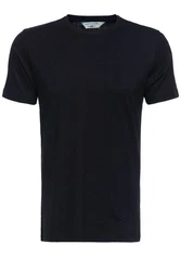 Way of Glory T-Shirt mit klassischem Rundhals Schwarz/Dunkelblau