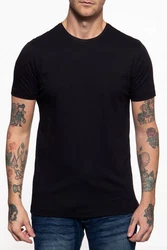Way of Glory T-Shirt mit klassischem Rundhals Schwarz/Dunkelblau
