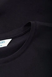 Way of Glory T-Shirt mit klassischem Rundhals Schwarz/Dunkelblau