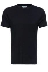 Way of Glory T-Shirt mit klassischem Rundhals Schwarz/Dunkelblau
