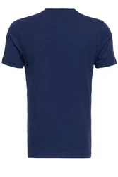 Way of Glory T-Shirt mit klassischem Rundhals Dunkelblau/Blau