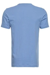 Way of Glory T-Shirt mit klassischem Rundhals Blau/Hellblau