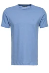 Way of Glory T-Shirt mit klassischem Rundhals Blau/Hellblau