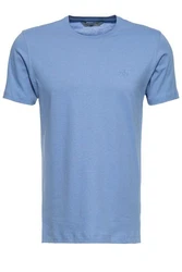 Way of Glory T-Shirt mit klassischem Rundhals Blau/Hellblau