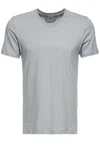 Way of Glory T-Shirt mit V-Ausschnitt Grau/Hellgrau
