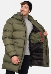 Indicode Winterjacke Leugene Dunkelgrün/Grün