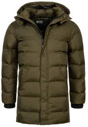Indicode Winterjacke Leugene Dunkelgrün/Grün