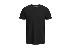 JACK & JONES T-Shirt JJEORGANIC BASIC TEE SS O-NE 3PK MP NOOS Weiß/Dunkelblau/Schwarz/Grau