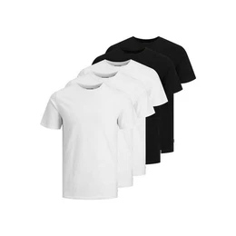 T-Shirt Herren T-Shirt, 5er Pack - JJEORGANIC BASIC TEE (Packung, 5er Pack)