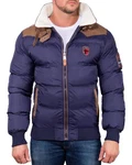 Geographical Norway Winterjacke Herren Outdoor Jacke baabramovitch Dunkelblau/Blau
