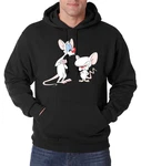 Youth Designz Kapuzenpullover Hoodie Retro Cartoon Print Creme/Weiß/Blau/Grau/Beige/Schwarz