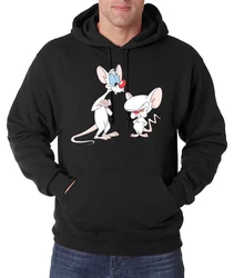 Youth Designz Kapuzenpullover Hoodie Retro Cartoon Print Creme/Weiß/Blau/Grau/Beige/Schwarz