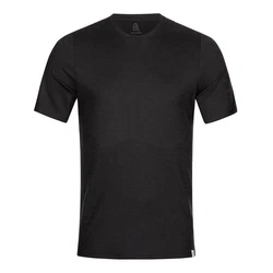 Tom Fyfe T-Shirt Merino Herren Schwarz/Dunkelgrau/Grau
