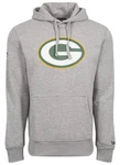 New Era Hoodie NFL Green Bay Packers Logo Grau/Hellgrau