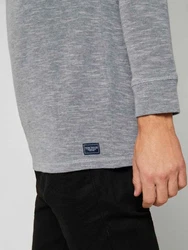 TOM TAILOR Rundhalsshirt Double Face Longsleeve 