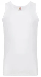 Fruit of the Loom Rundhalsshirt Valueweight Athletic Vest Weiß/Creme
