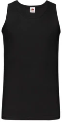 Fruit of the Loom Rundhalsshirt Valueweight Athletic Vest Schwarz