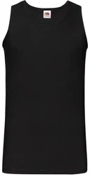 Fruit of the Loom Rundhalsshirt Valueweight Athletic Vest Schwarz