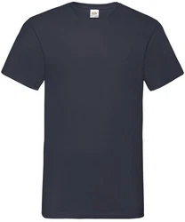 Fruit of the Loom V-Shirt Valueweight V-Neck T Dunkelblau