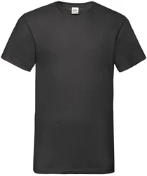 Fruit of the Loom V-Shirt Valueweight V-Neck T Dunkelgrau/Grau/Schwarz