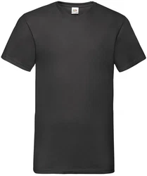 Fruit of the Loom V-Shirt Valueweight V-Neck T Dunkelgrau/Grau/Schwarz