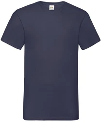 Fruit of the Loom V-Shirt Valueweight V-Neck T Dunkelblau