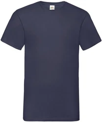Fruit of the Loom V-Shirt Valueweight V-Neck T Dunkelblau