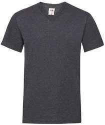 Fruit of the Loom V-Shirt Valueweight V-Neck T Dunkelgrau/Grau/Hellgrau