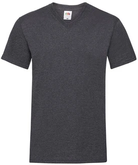 Fruit of the Loom V-Shirt Valueweight V-Neck T Dunkelgrau/Grau/Hellgrau