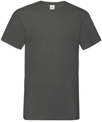 Fruit of the Loom V-Shirt Valueweight V-Neck T Grau/Dunkelgrau/Dunkelgrün/Khaki/Hellgrau