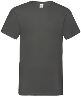Fruit of the Loom V-Shirt Valueweight V-Neck T Grau/Dunkelgrau/Dunkelgrün/Khaki/Hellgrau