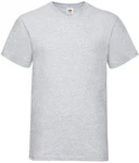 Fruit of the Loom V-Shirt Valueweight V-Neck T Grau/Hellgrau