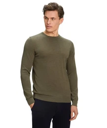 Strickpullover (1-tlg) aus reiner, extrafeiner Merinowolle