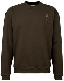 Rundhalspullover Jagdpullover mit Motiv Winterpullover Ansitzpullover von Oefele Jagd