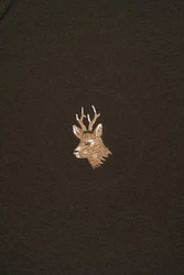 Hubertus Hunting Rundhalspullover von Oefele Jagd Dunkelgrün/Khaki