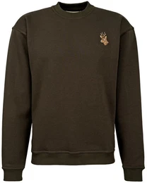Rundhalspullover Jagdpullover mit Motiv Winterpullover Ansitzpullover von Oefele Jagd