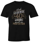 MoonWorks Print-Shirt Herren Geschenk T-Shirt Geburtstag Lebende Legende Rot/Schwarz/Beige/Dunkelrot MoonWorks Print-Shirt Herren Geschenk T-Shirt Geburtstag Lebende Legende Rot/Schwarz/Beige/Dunkelrot