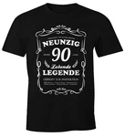 MoonWorks Print-Shirt Herren Geschenk T-Shirt Geburtstag Lebende Legende Dunkelrot/Gelb/Schwarz/Dunkelgrau MoonWorks Print-Shirt Herren Geschenk T-Shirt Geburtstag Lebende Legende Dunkelrot/Gelb/Schwarz/Dunkelgrau