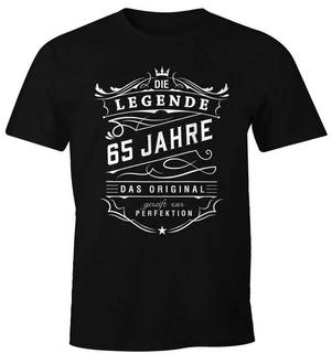 MoonWorks Print-Shirt Herren Geschenk T-Shirt Geburtstag Die Legende (30-80 Jahre)