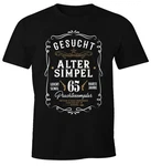 MoonWorks Print-Shirt Herren Geschenk T-Shirt Geburtstag Gesucht Alter Simpel Wanted (30-80 Jahre) Braun/Silber/Beige/Schwarz MoonWorks Print-Shirt Herren Geschenk T-Shirt Geburtstag Gesucht Alter Simpel Wanted (30-80 Jahre) Braun/Silber/Beige/Schwarz