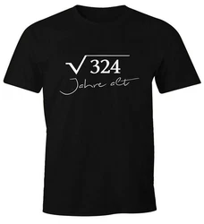 MoonWorks Print-Shirt Herren Wurzel Mathe Fun-Shirt Schwarz/Dunkelbraun/Grün/Lila
