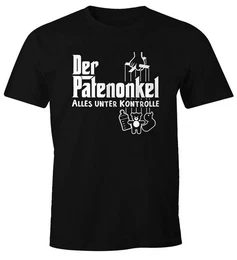 Print-Shirt Herren T-Shirt Der Patenonkel Pate Godfather Onkel lustig Fun-Shirt mit Print