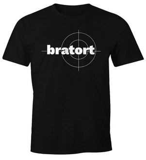 MoonWorks Print-Shirt Herren T-Shirt bratort Fun-Shirt Motiv Shirt Parodie Grillen BBQ Gold/Braun/Dunkelrot MoonWorks Print-Shirt Herren T-Shirt bratort Fun-Shirt Motiv Shirt Parodie Grillen BBQ Gold/Braun/Dunkelrot