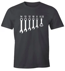 MoonWorks Herren Shirt Bieröffner Flaschenöffner Schraubenschlüssel Fun-Shirt 