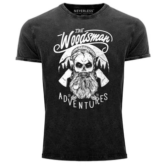 Neverless Print-Shirt Cooles Angesagtes Herren T-Shirt Vintage Shirt Lumberjack Woodsman Neverless Print-Shirt Cooles Angesagtes Herren T-Shirt Vintage Shirt Lumberjack Woodsman