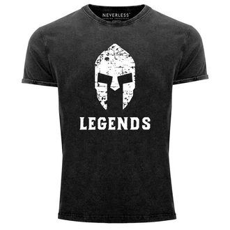 Neverless Print-Shirt Sparta Legends Slim Fit