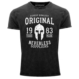 Print-Shirt Cooles Angesagtes Herren T-Shirt Vintage Shirt Original Gladiator mit Print