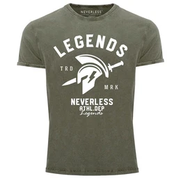 Print-Shirt Cooles Angesagtes Herren T-Shirt Vintage Shirt Sparta Gym Athletics mit Print